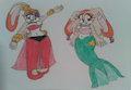 Moar and Moar Cream cosplays