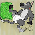 Diapered Farting Wolf by RhythmCHusky94