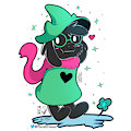 The cute Ralsei