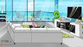 Aeterna visual novel game - BG WIP: Sunkra's living room by Aeterna