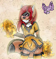 Trying out for the cheer squad by SunettetheWolf