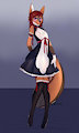 French Maid Ricky by SunettetheWolf