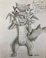 Inktober 18: Sonia the dragon