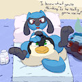 Curiouscat: Riolu Penguin Pamp Packer