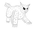 D&Dtober Day 19 - Owlbear