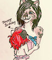 Me giving a gift to my husband by TokoKami