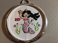 Mermaid cross-stitch