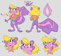 Delilah ref sheet by Foxlover91