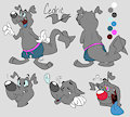 Cedric ref sheet by Foxlover91