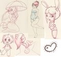Sketch Dump April 2012 by Pinko