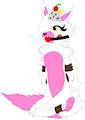 (Inktober 25/2019) Mangle IceCream Tied Up [BoundBootedFurry on D.A] by MangledTheArcticWolf