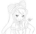 Inktober 26th - Shalltear Bloodfallen by ThatMarchingBunny