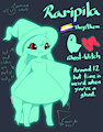 Raripila simple refsheet