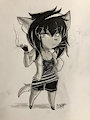 Inktober: 27: Lollygagging
