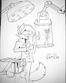 Inktober 2019 (Day 30: Catch) by MachineWithSoul