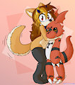 Hazel & friend by Kaittycat