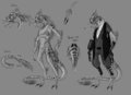 Humanoid alien concept