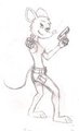 Thea Croft: Cheese Raider by FerretLord