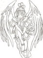 Belladandy, uncolored.  But finished! by TechPepsi