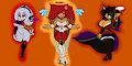 Halloween Spooks 2019-Zeta AuntyMoira Jade-Hedgehog by LittleGrayBunny