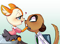 A Surprise Kiss by Faeriebottle
