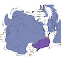 [Sketch Color Commission] Coyote71 - Jon's Victory by Heartman98