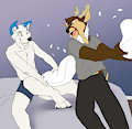 "pillow fight" by Jailbird