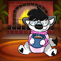 Princess by the fire