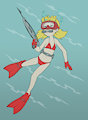 Inspector Gadget - Penny Spearfishing by darkbunny666