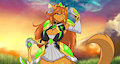 Chica Mythra Cosplay