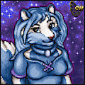 Pixel Portrait - Club Nimbus - Anthro Squirrel (♀)