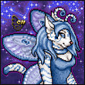 Pixel Portrait - Club Nimbus - Kitterwing (♀)