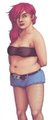 chubby lady by Rokkan