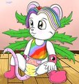 Someone had a wittle accident *blushes* by Hippiemouse