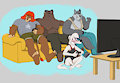 Gaming with friends