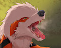 Arcanine Mawshot, Breath by Artca9