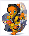 Brian as Scorpion
