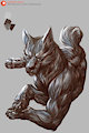 Procreate fur brush test. by TrisNgid