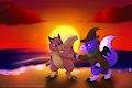 By the Beach by YamaDoruX