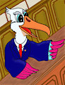 Pelican wright-ace attorney by aquilla