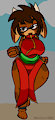 Fem-mod Qipao cow