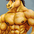 Yellow horse