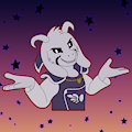 Asriel God of Hyperdeath Sticker by Perg