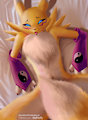 Renamon in Bed [tail censor]