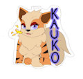 Firepuppy Badge by Nidoranity