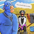Noone's looking at you, Dacota! by ArtieTheArtBull