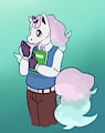 Galarian Ponyta anthro by AkaleTail