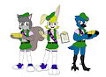 Gem Scouts Selling Cookies by LoneWolf23k