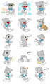 Caiden Sticker Set