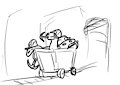 Scwibby Doodles: Working in a Kolb Mine by Gothzilla